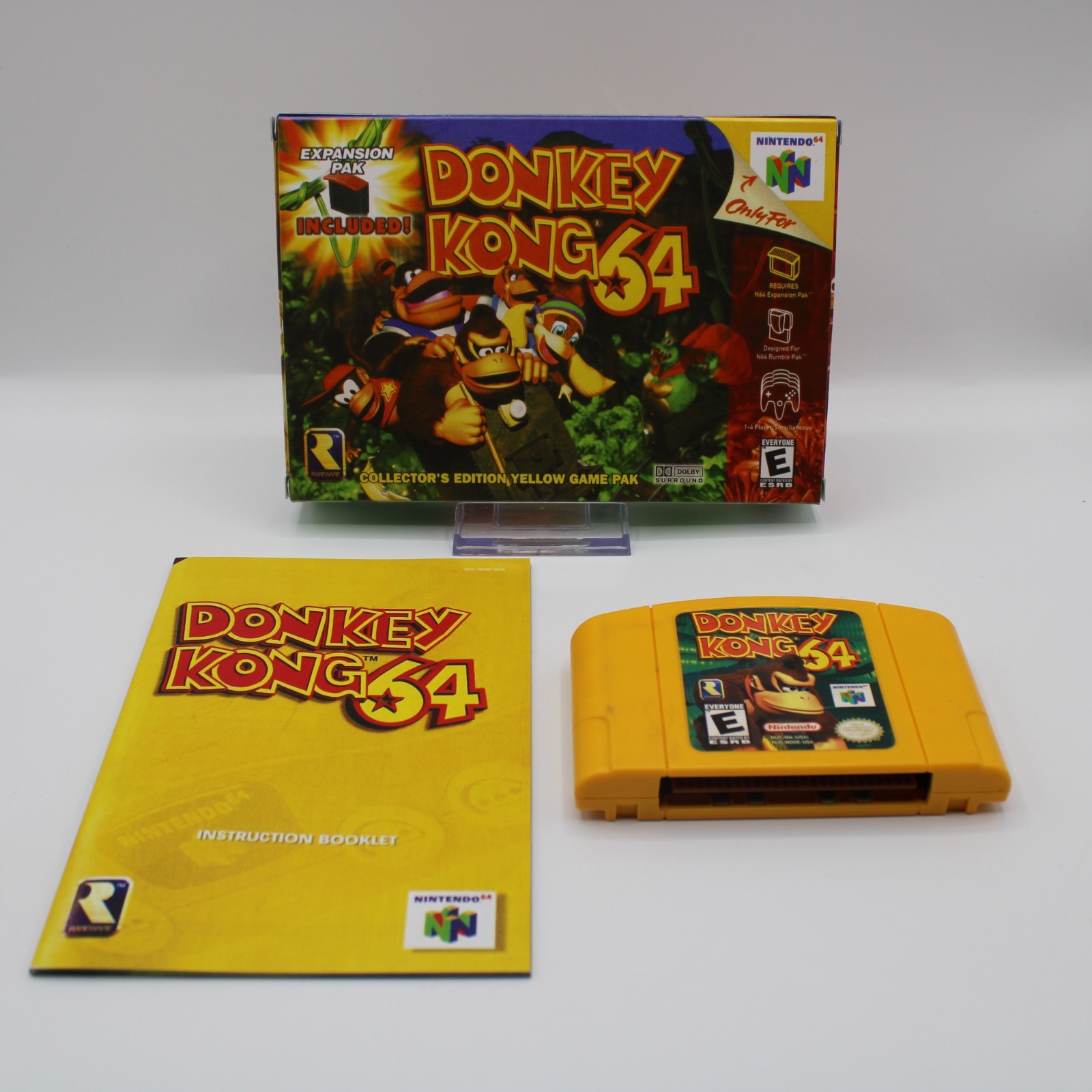 *Authentic* Donkey Kong 64 (Nintendo 64) - CIB - 1 Year Warranty - (READ) *Authentic* Donkey Kong 64 (Nintendo 64) - CIB - 1 Year Warranty - (READ)