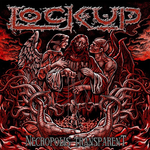 Lock Up - Necropolis Transparent - Red Vinyl [New Vinyl LP] Colored Vinyl, Red,