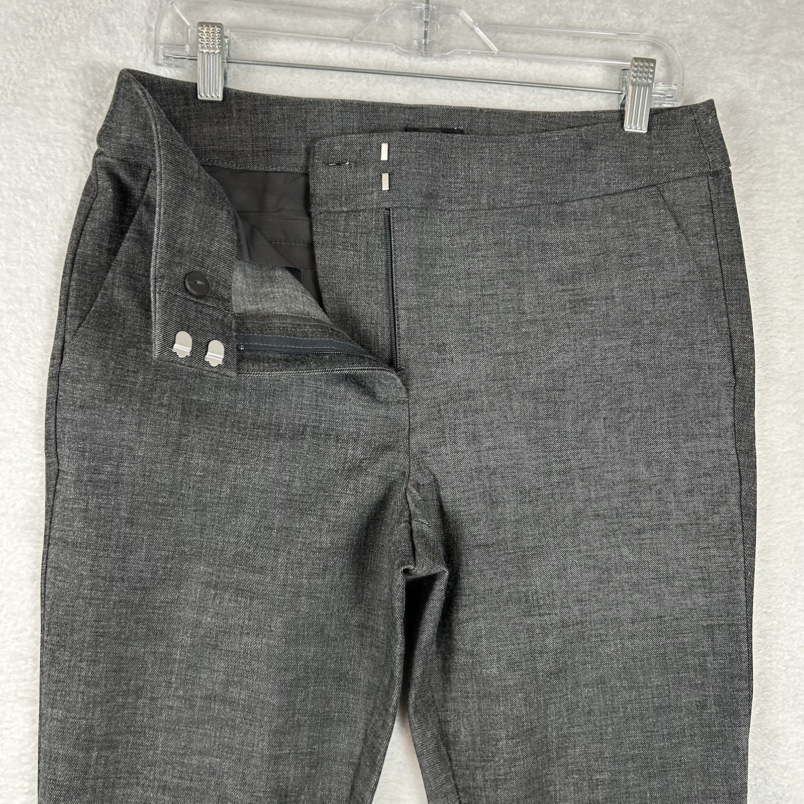 NWT: Ann Taylor Loft Women\'s Dress Pants Gray Size 8 Rayon Blend Formal Casual NWT: Ann Taylor Loft Women\'s Dress Pants Gray Size 8 Rayon Blend Formal Casual