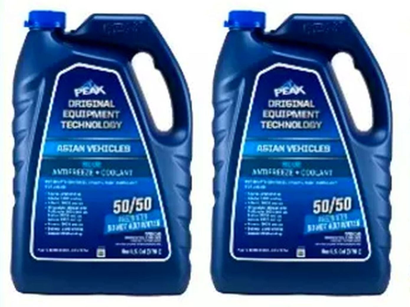 2Gallon PEAK ASIAN BLUE Coolant Antifreeze For INFINITI MITSUBISHI NISSAN SUBARU