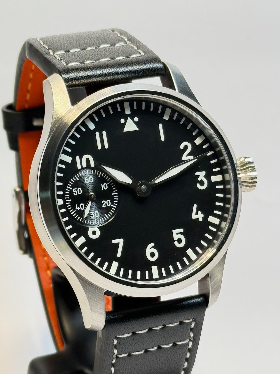 Pike Watches Hamburg Big Aviator 42mm Handcrafted Hand-Wind Sapphire Analog