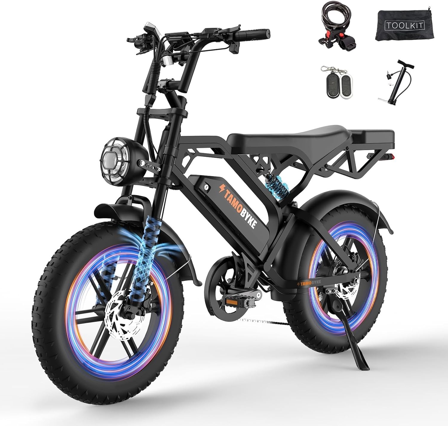Tamobyke 1500W Electric Bike for Adults 32MPH 48V 18.2Ah 20