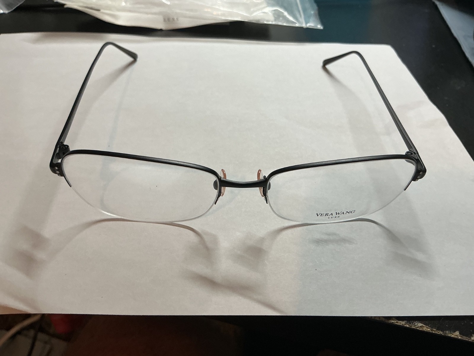 Vera Wang Epitome Eyeglasses Eye Glasses Black Authentic New 55mm/17/135