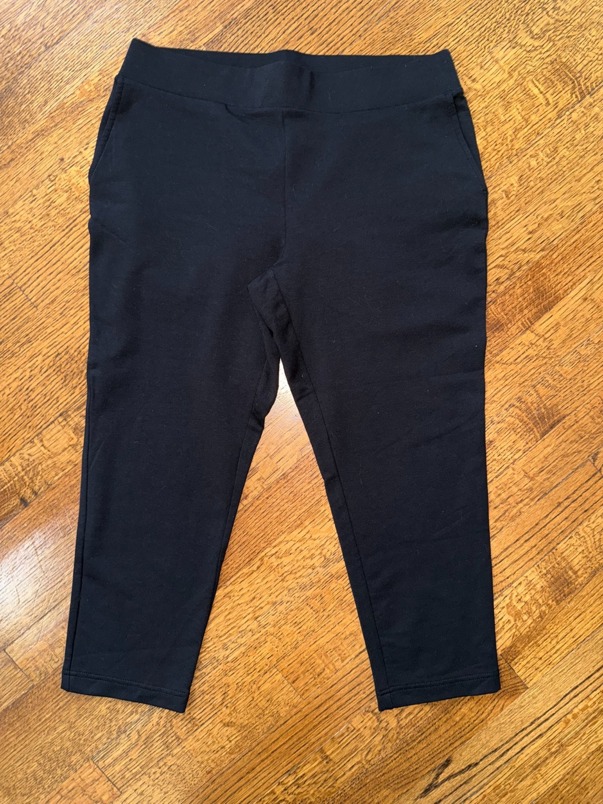 NWT Pure Jill Affinity Slim-Leg Crop Pants - Black - Size Small Petite