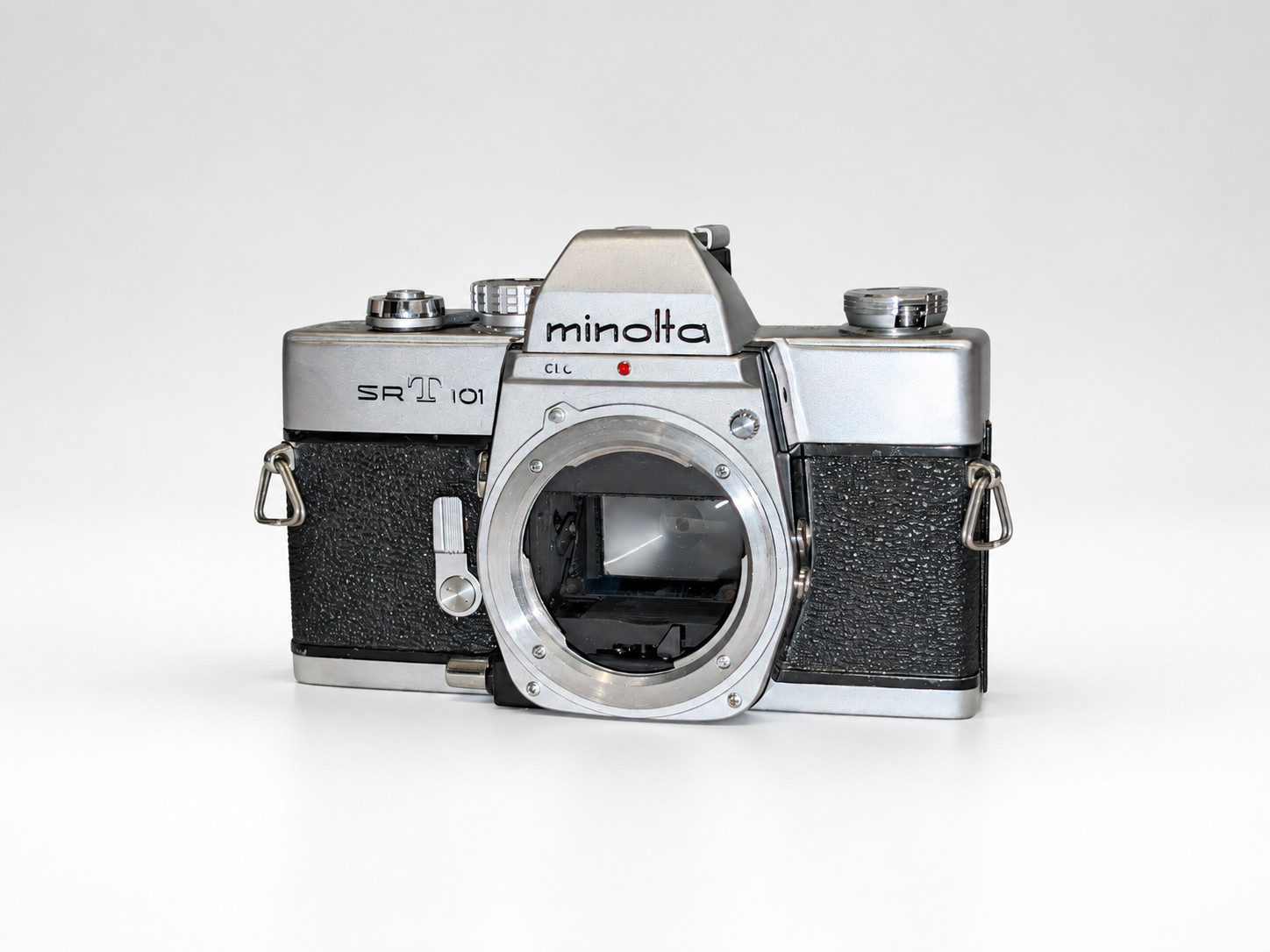 Minolta SRT-101 35mm SLR Film Camera Body Tested Working Light Meter