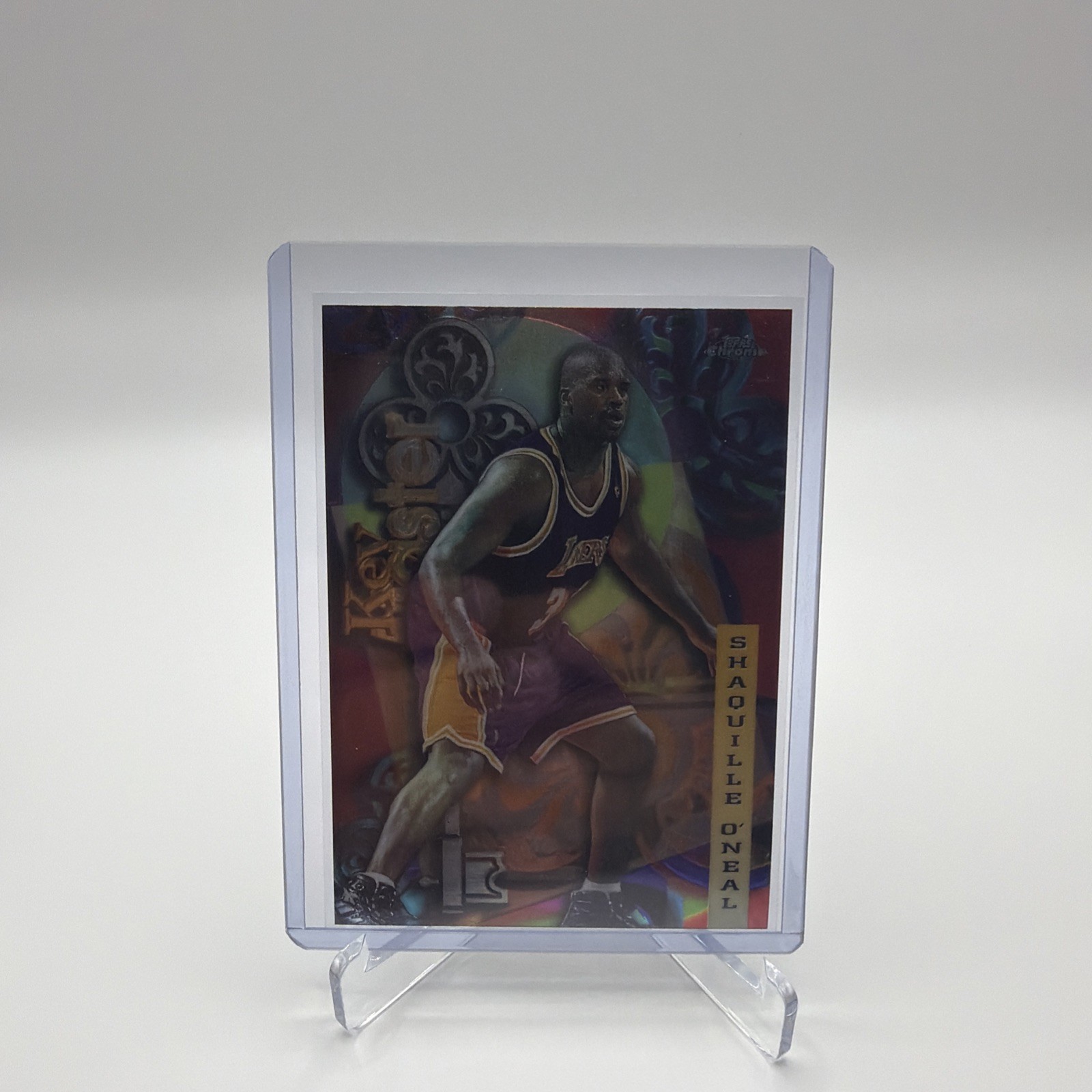 1997-98 Topps Chrome #21 Shaquille O\'Neal Season\'s Best Key Master Lakers 🔥 1997-98 Topps Chrome #21 Shaquille O\'Neal Season\'s Best Key Master Lakers 🔥