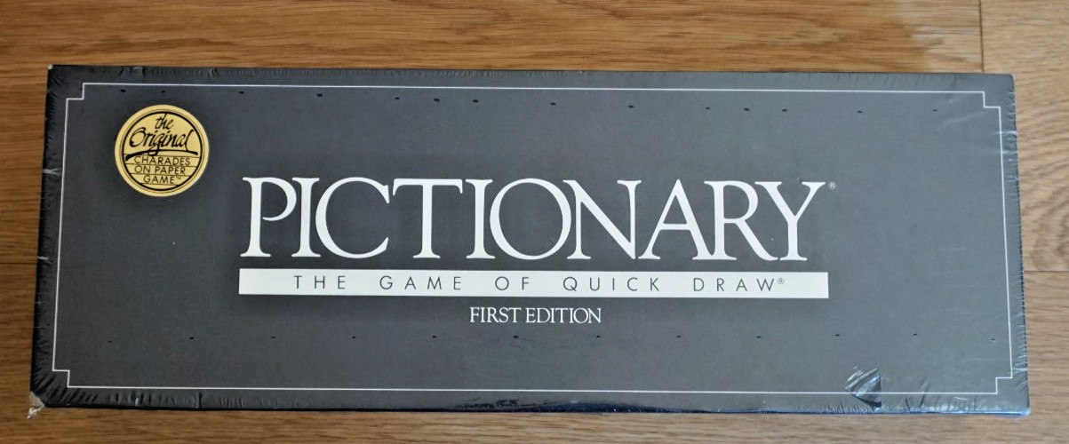 PICTIONARY THE GAME OF QUICK DRAW FIRST EDITION 1985 NEW SEALED