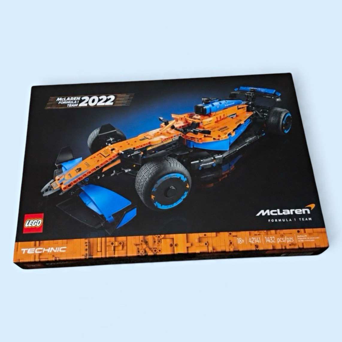 LEGO Technic McLaren Formula 1 Race Car 42141 1432 pcs 18+ 2022 Box Brand New