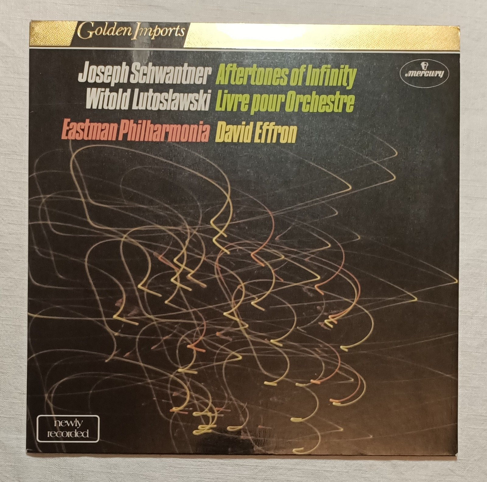 Joseph Schwantner Lutoslawski David Effron Eastman Phil Import LP Vinyl Joseph Schwantner Lutoslawski David Effron Eastman Phil Import LP Vinyl