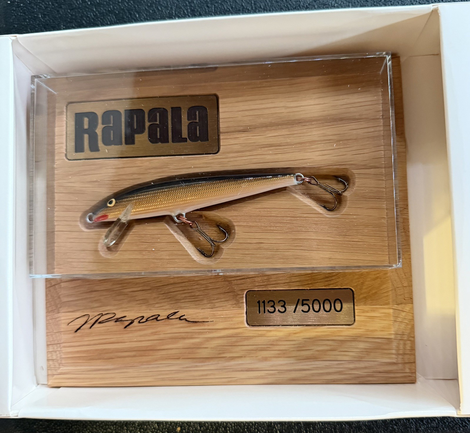 Rapala Legends Limited Edition Mounted Lure #1133 of 5000 Rapala Legends Limited Edition Mounted Lure #1133 of 5000