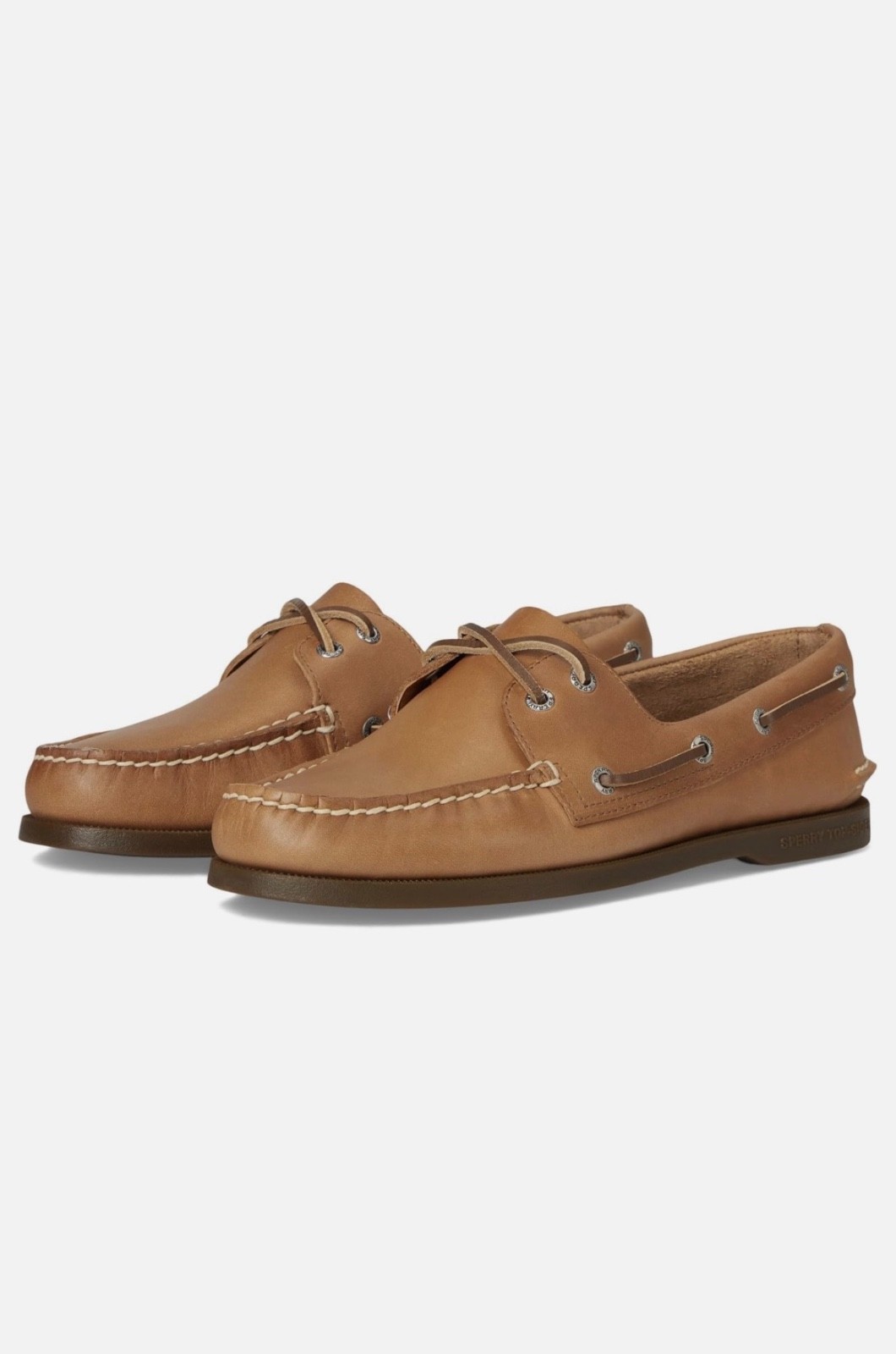 🔥 SPERRY Authentic Original 2-Eye Premium Boat Shoes Royal Brown/Marron XW 10.5