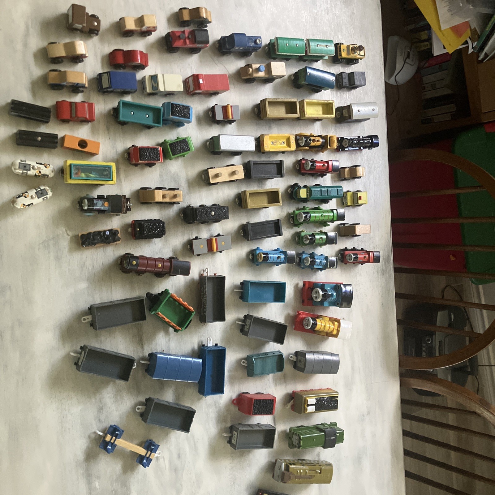 Vintage Thomas The Train Wooden Magnetic Mixed Lot of 80+ MISC. See Pictures Vintage Thomas The Train Wooden Magnetic Mixed Lot of 80+ MISC. See Pictures