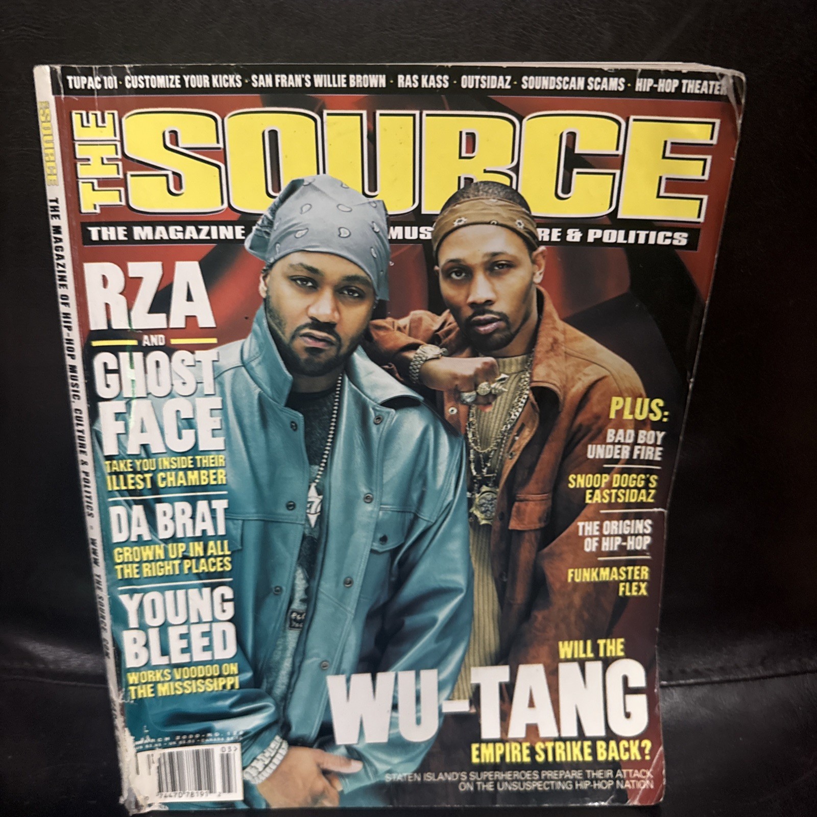 THE SOURCE MAGAZINE #126 MARCH 2000 WU-TANG RZA GHOSTFACE KILLAH COVER