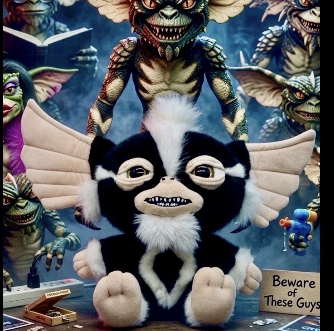 Killstar Kreeptures Mohawk Mogwai Gremlins Plush Toy 12x17in HTF Sealed Killstar Kreeptures Mohawk Mogwai Gremlins Plush Toy 12x17in HTF Sealed