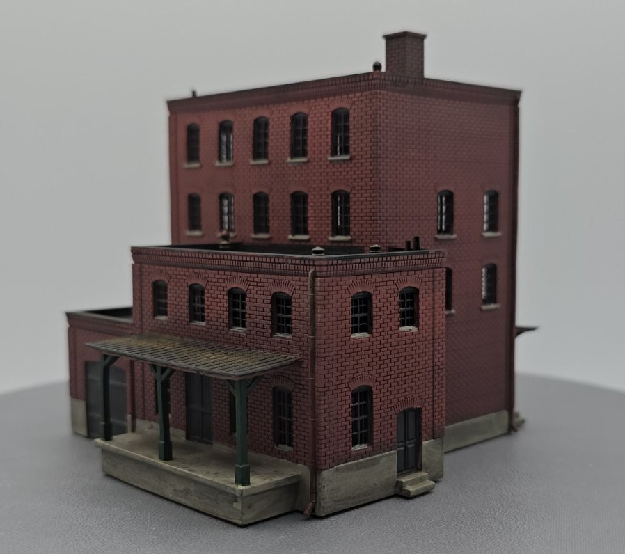N Scale Harborline Brick Depot 1:160 Industrial Building