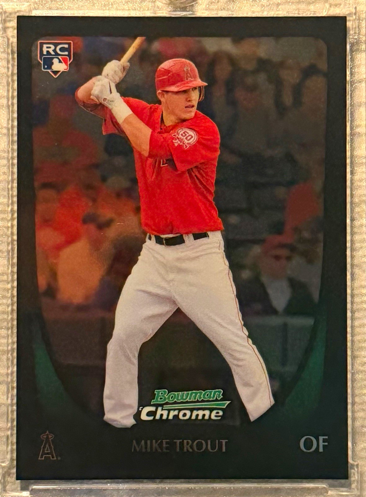 Topps 2011 Bowman Chrome Mike Trout Rookie Chrome Los Angeles Angels #175