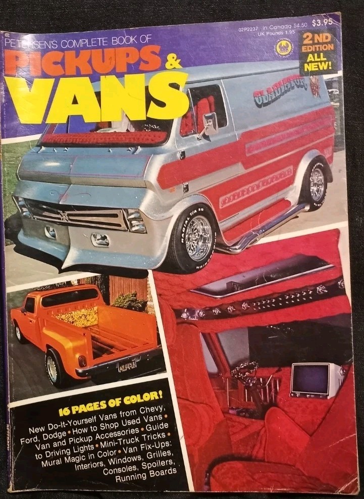 Vintage 1976 Pickups & Vans Magazine 2nd Edition Custom Do-It-Yourself 176 Pages