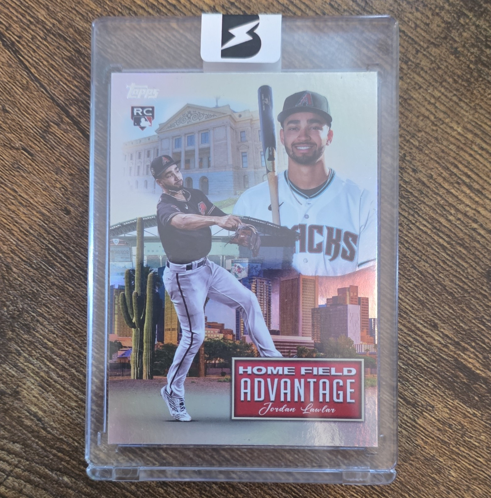 Topps 2024 Series 2 Home Field Advantage Jordan Lawlar RC Dbacks HFA-14 Topps 2024 Series 2 Home Field Advantage Jordan Lawlar RC Dbacks HFA-14