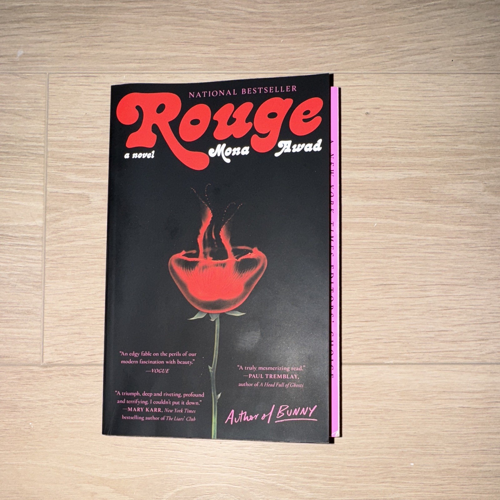 Rouge by Mona Awad Paperback Fiction Novel Beauty Topic English Language Rouge by Mona Awad Paperback Fiction Novel Beauty Topic English Language