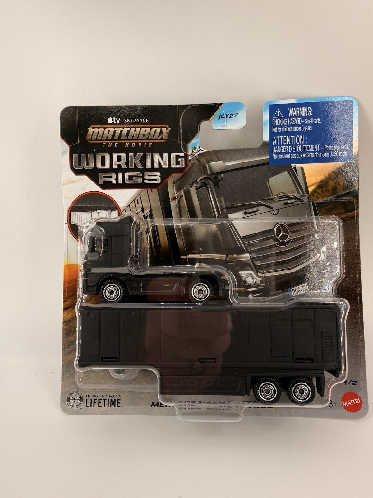 🔥Matchbox The Movie Working Rigs Mercedes-Benz Actros Black Diecast 2026 🔥Matchbox The Movie Working Rigs Mercedes-Benz Actros Black Diecast 2026