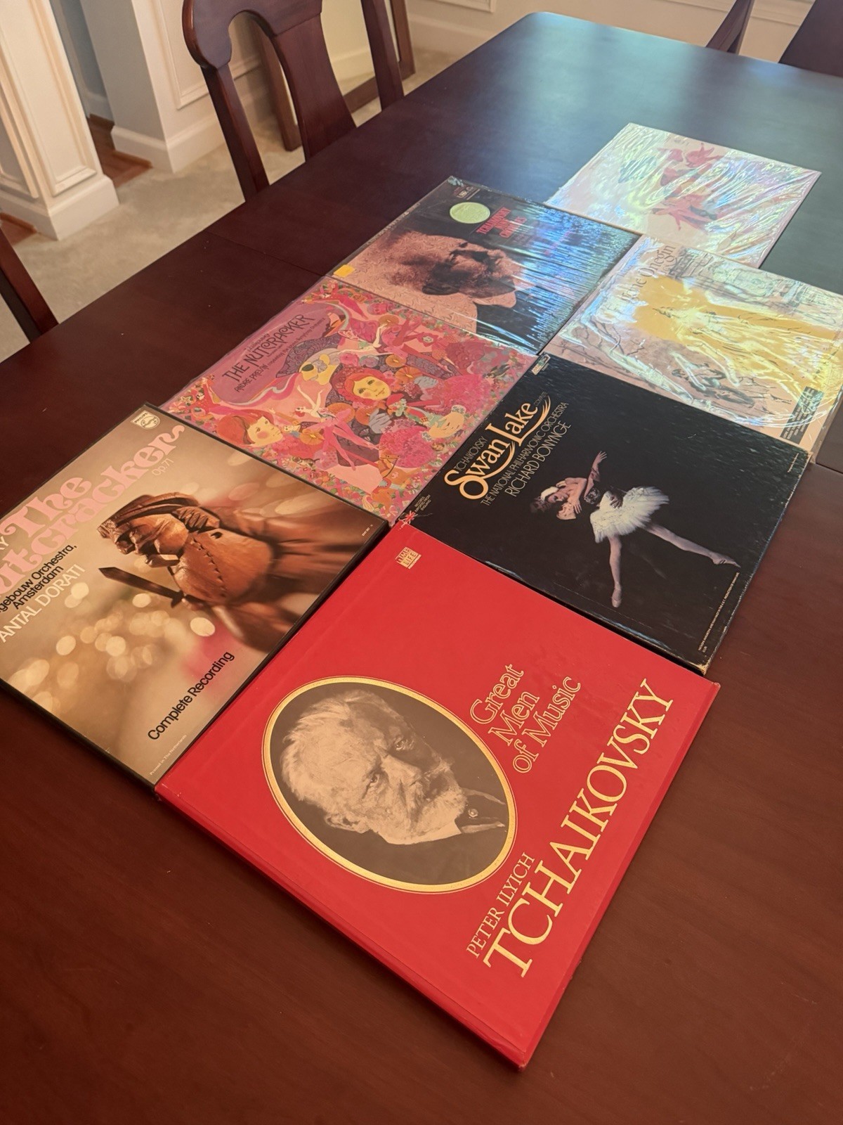 Collection of 7 classical Vinyl  Various Peter Ilyich Tchaikovsky Albums / Pics