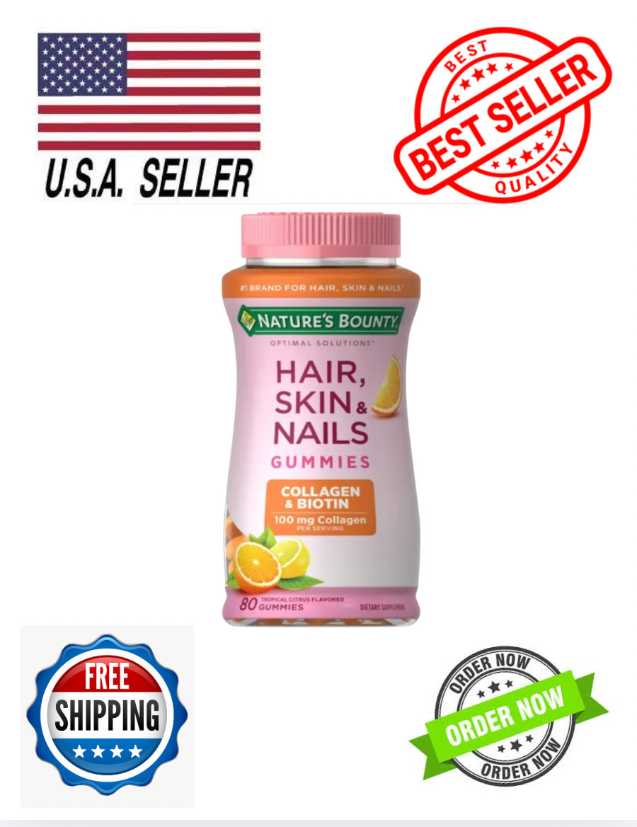 Nature\'s Bounty Optimal Solutions Hair, Skin & Nails with Biotin & Collagen Nature\'s Bounty Optimal Solutions Hair, Skin & Nails with Biotin & Collagen