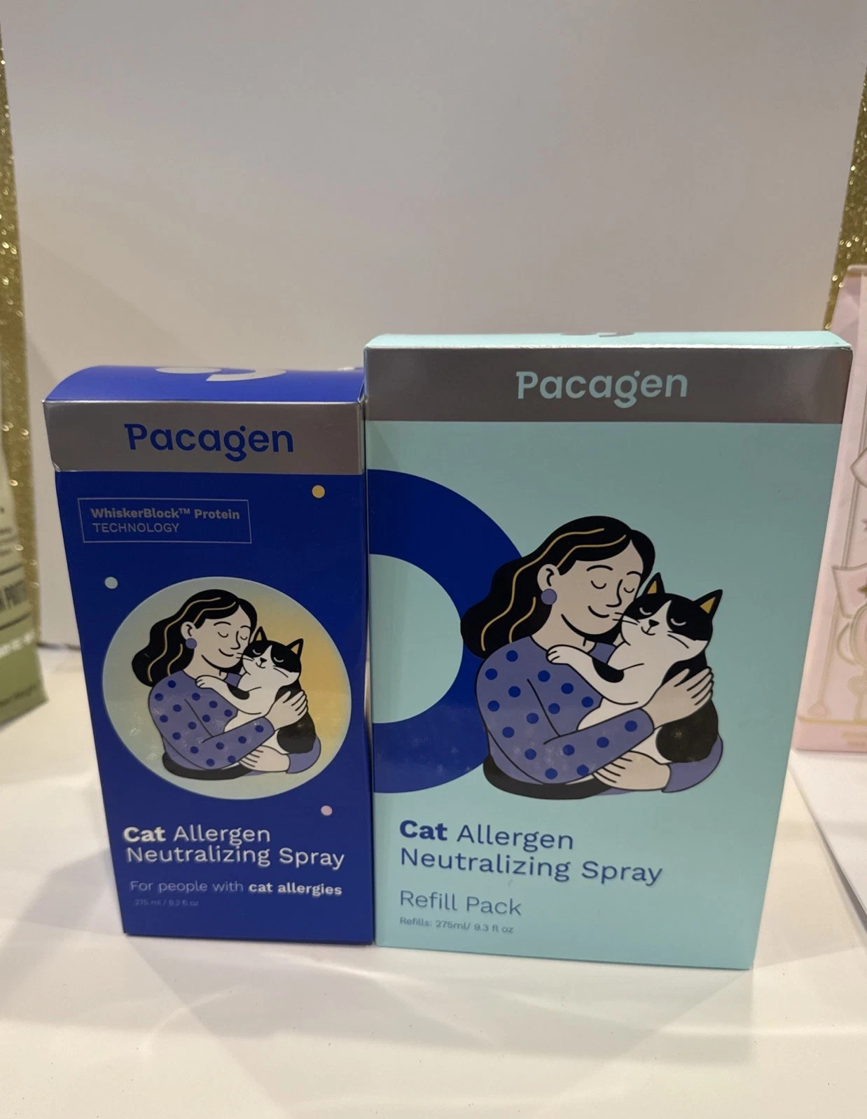PACAGEN Cat Allergen Neutralizing Spray for Humans - Fast Results, Easy Use,