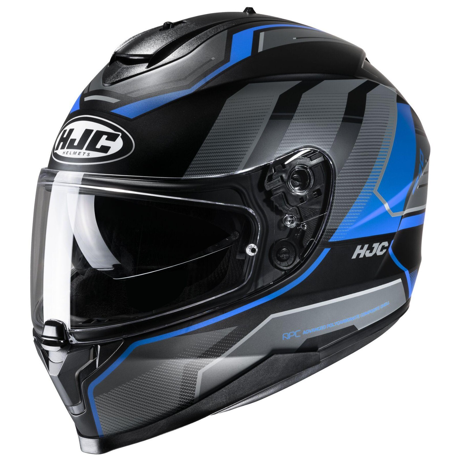 HJC Adult's C70 Motorcycle Helmet Nian MC-2SF Size Large - 0877-1532-06
