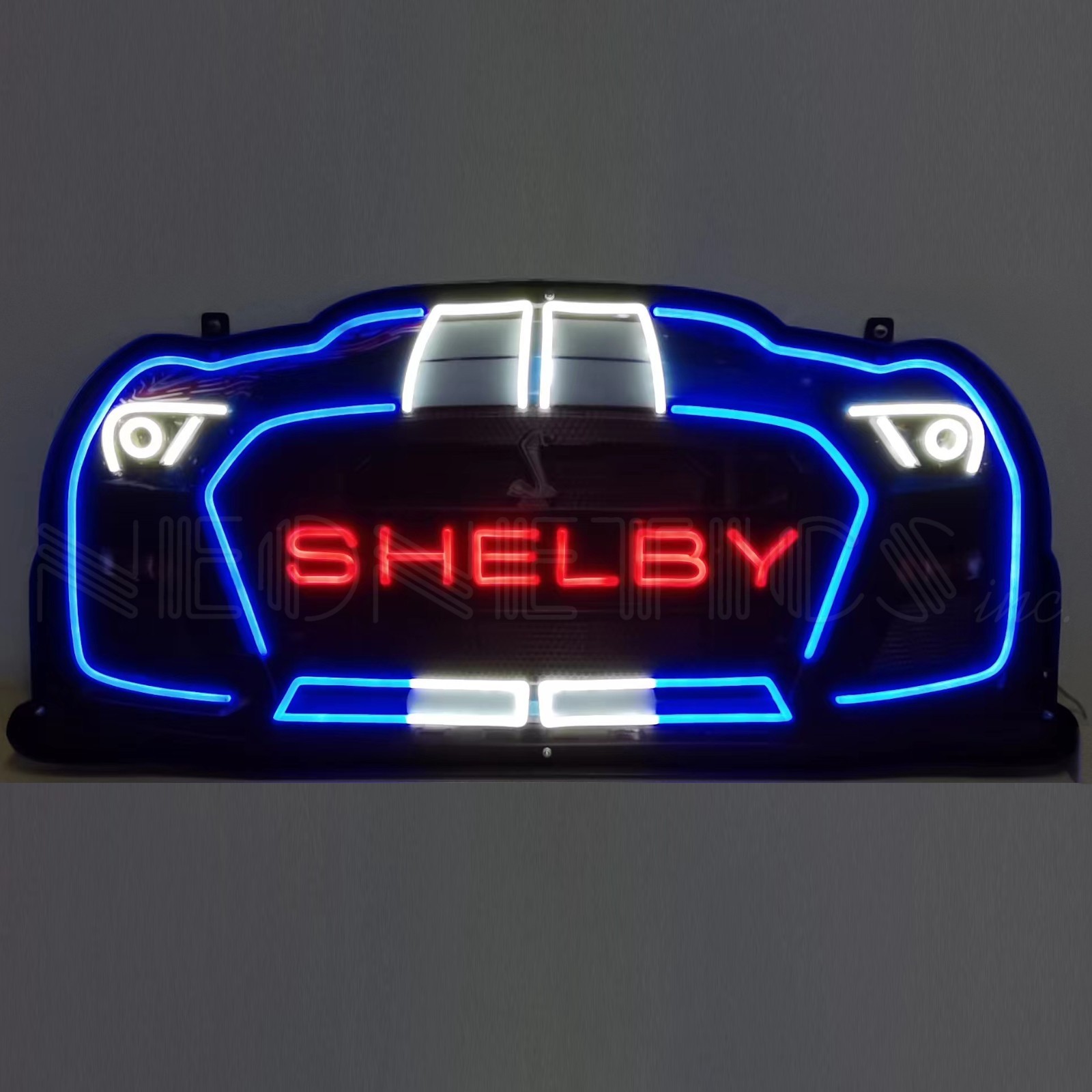 Shelby GT500 Wall Sign Front End Grille Flex LED Neon Look Sign 29GRLSH 40