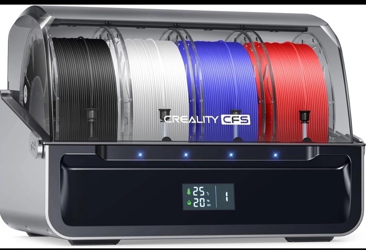 (1) Creality CFS Filament System Multi-Spool Unit for Creality 3D Printers (1) Creality CFS Filament System Multi-Spool Unit for Creality 3D Printers