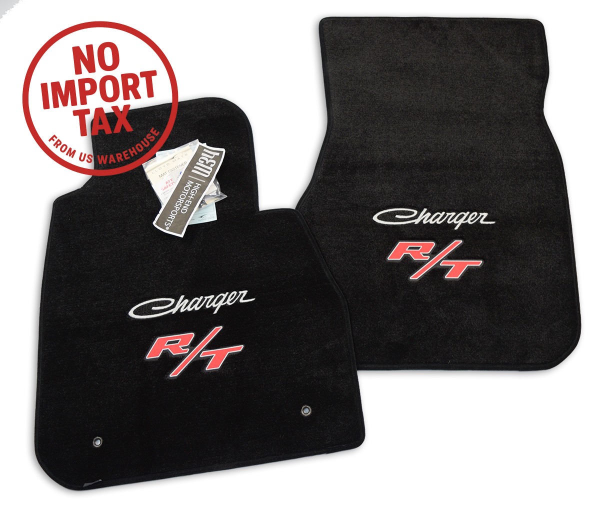 1968-1970 Dodge CLASSIC Charger R/T Floor Mats 32oz 2PLY Ultimat Premium - M/T