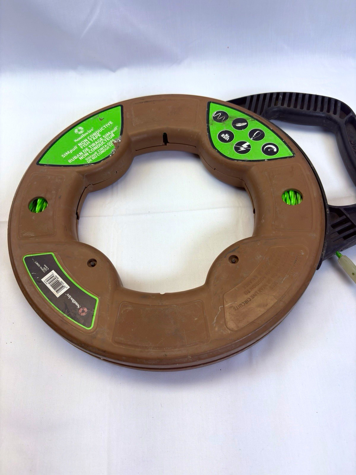 Southwire SIMpull Non-Conductive Fish Tape FTSP45-125NCT 125ft 4.5mm S2-511