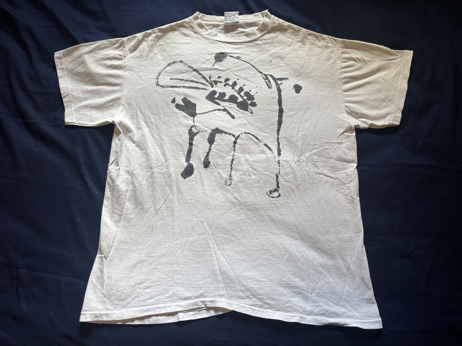 Vintage Guggenheim Museum Shirt Mens Large White Claes Oldenburg Art Tee 1995