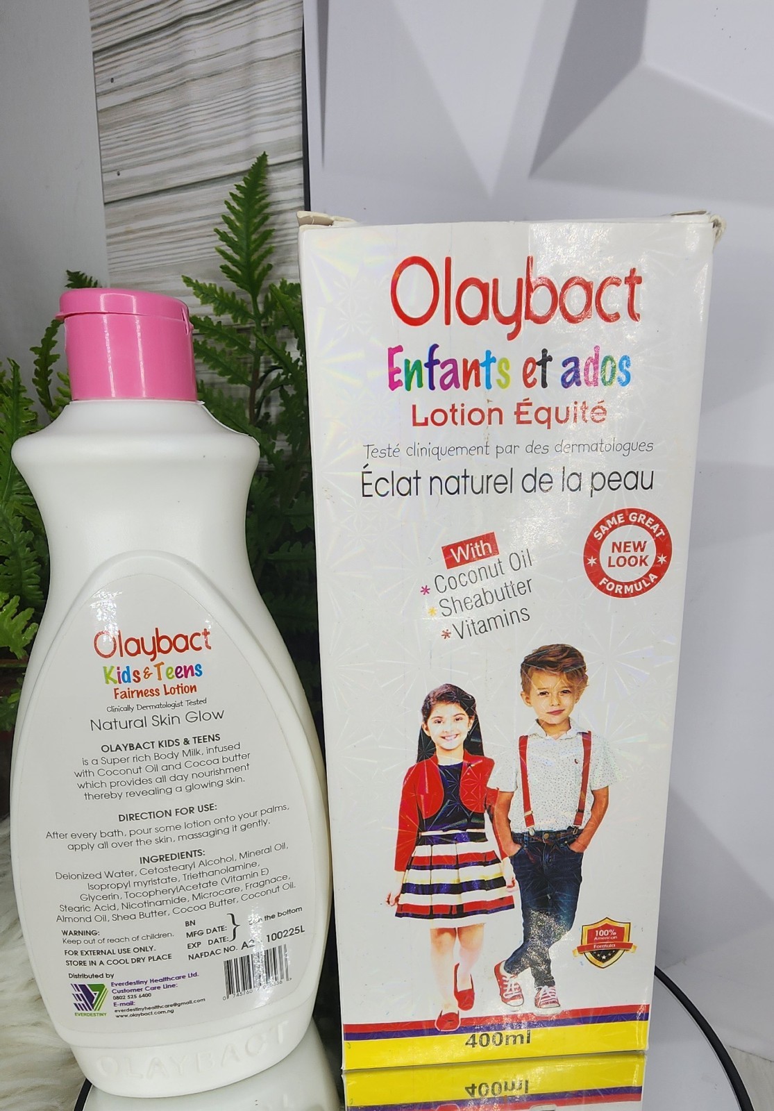 Olaybact Kids & Teens Natural Fairness Lotion 400ml X1 Olaybact Kids & Teens Natural Fairness Lotion 400ml X1
