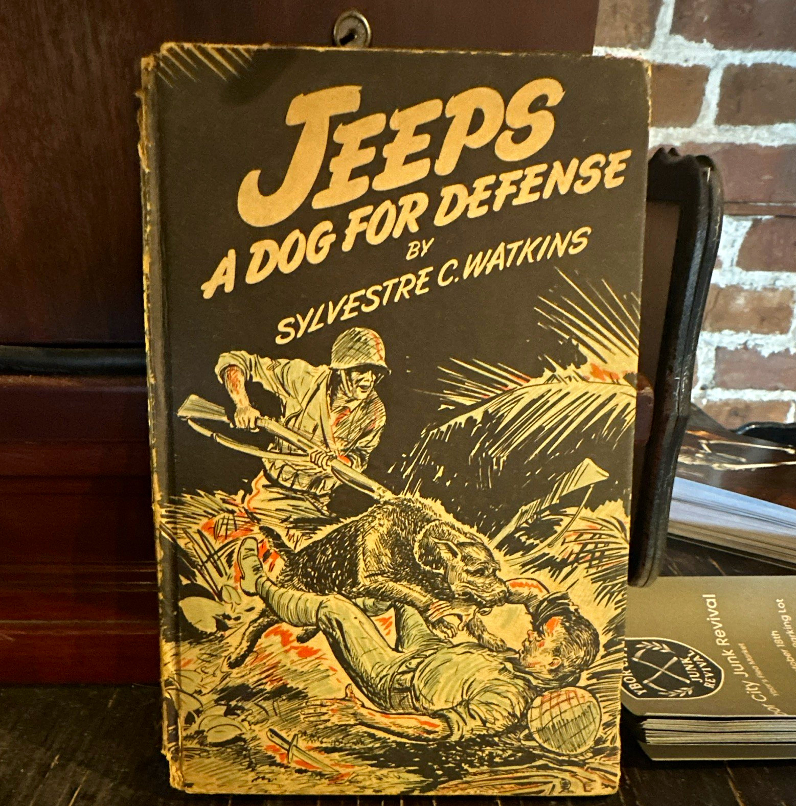 Jeeps: A Dog for Defense Sylvestre C. Watkins Illustrated Inscribed HC 1944