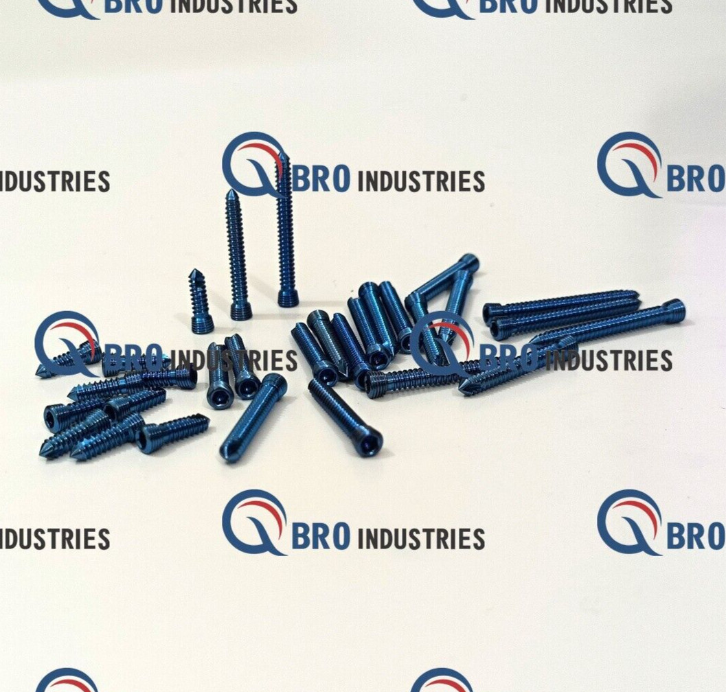 3.5mm Safety Locking Screws,(LCP) Titanium Screws 260 PCS Grade 5