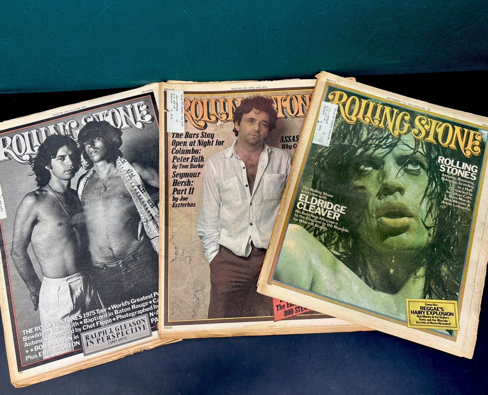 3 Rolling Stone 1975 #185 #191 #195 Rolling Stones Clapton McCartney