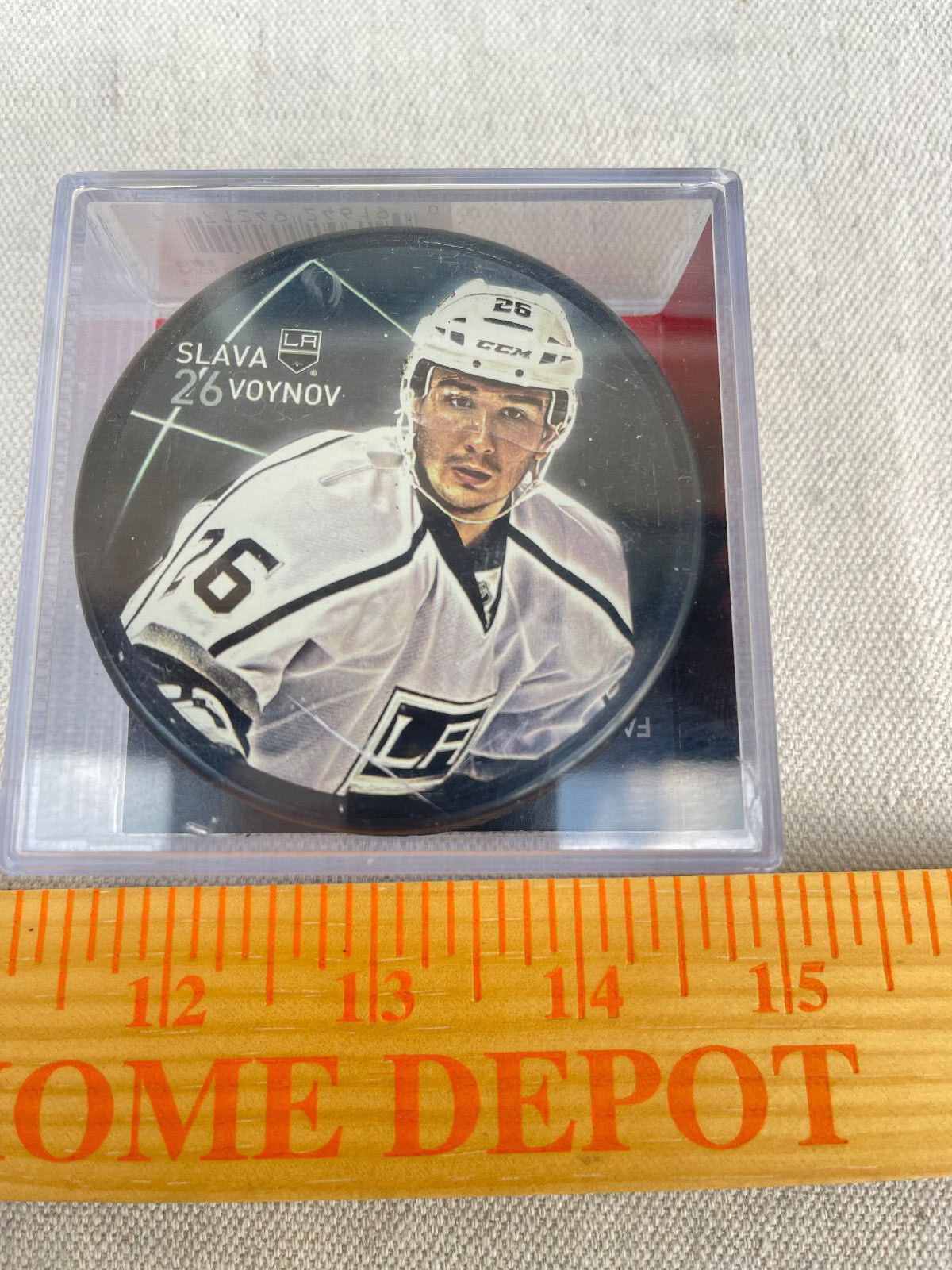 Slava Voynov Photo Puck Los Angeles Kings Commemorative Puck - Case Included Slava Voynov Photo Puck Los Angeles Kings Commemorative Puck - Case Included