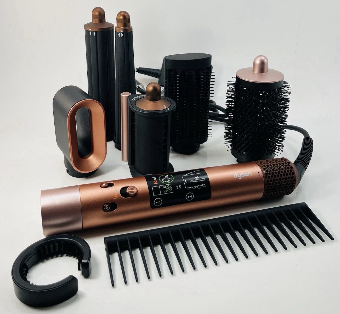 Dyson Airwrap i.d.™ multi-styler Straight+Wavy | Amber Silk | Open Box (NEW)