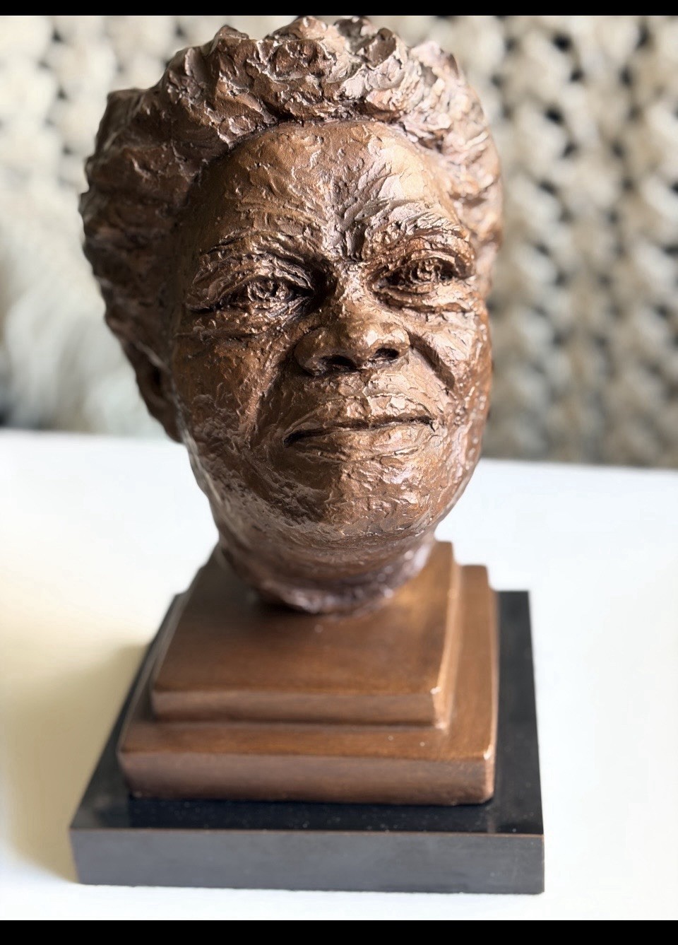 Mary McLeod Bethune Signed Inge Hardison Sculpture Rare African American Art