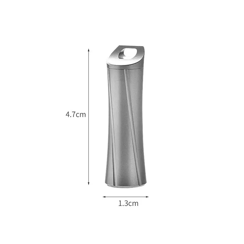 Titanium Pill Holder Case Organizer Container Waterproof Portable New Keychain