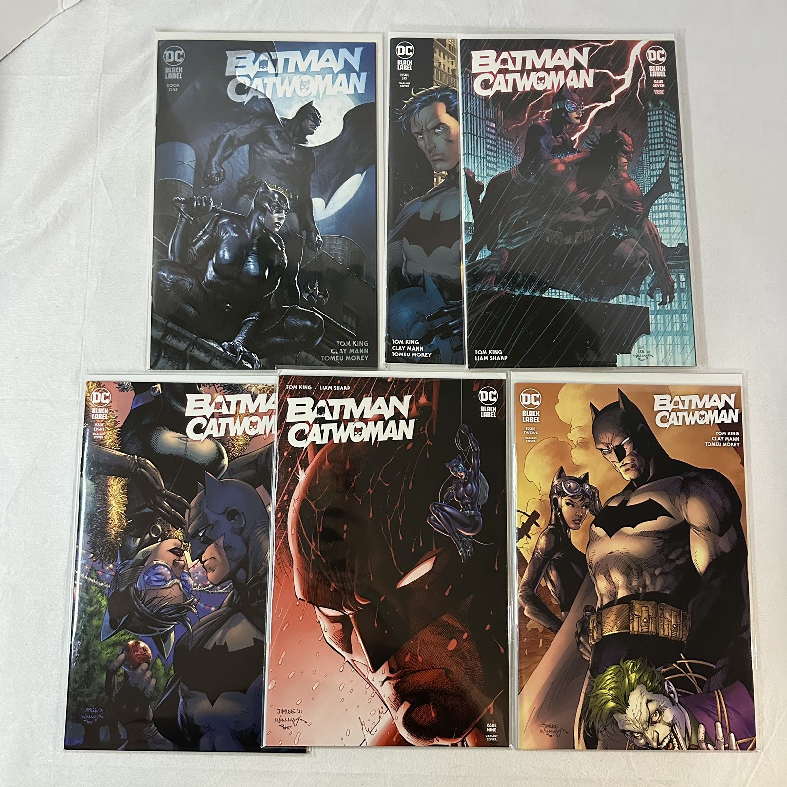 Batman Catwoman Black Label #1, 6-9, 12 Tom King Dell’Otto and Lee Variants DC Batman Catwoman Black Label #1, 6-9, 12 Tom King Dell’Otto and Lee Variants DC
