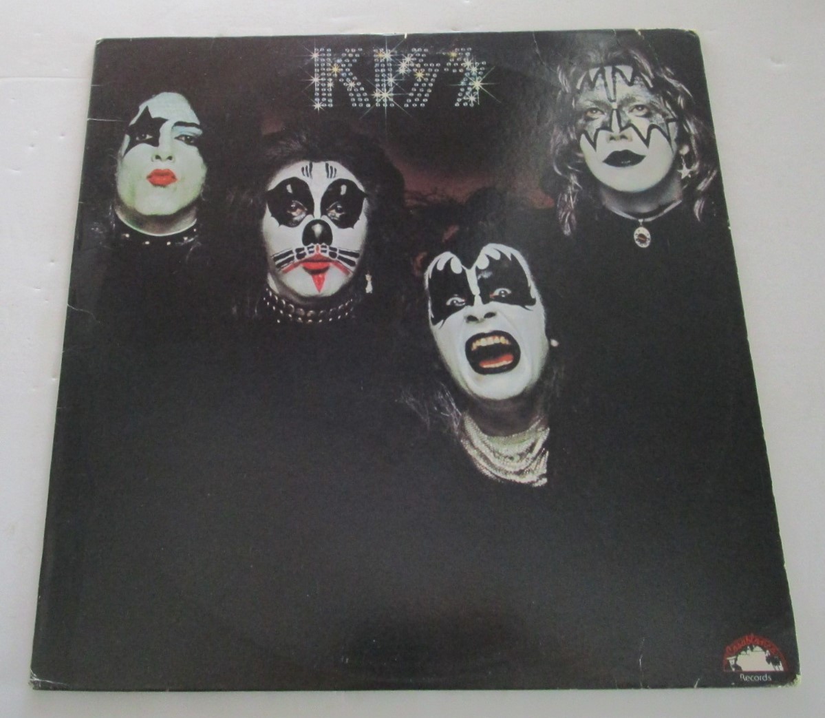 Kiss Self-Titled LP Record NBLP 7001 1974 Reissue Casablanca Kiss Self-Titled LP Record NBLP 7001 1974 Reissue Casablanca