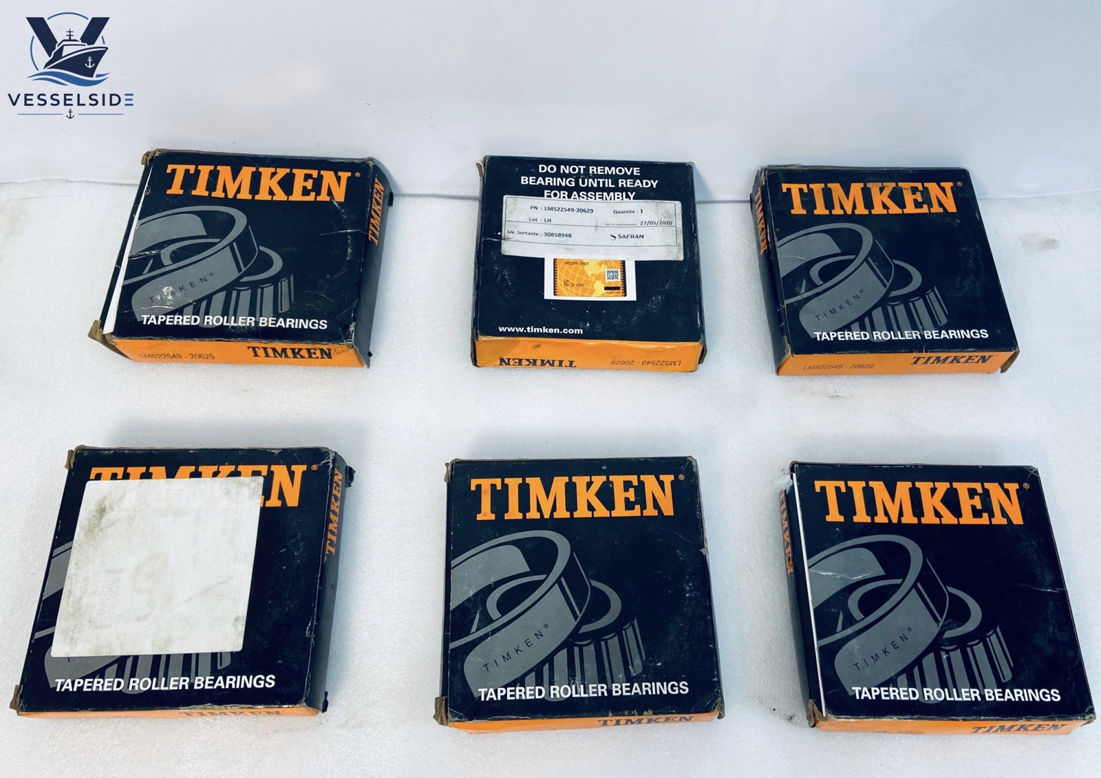 LM522549-20629 Timken New Taper (Lot Of 6 Nos)