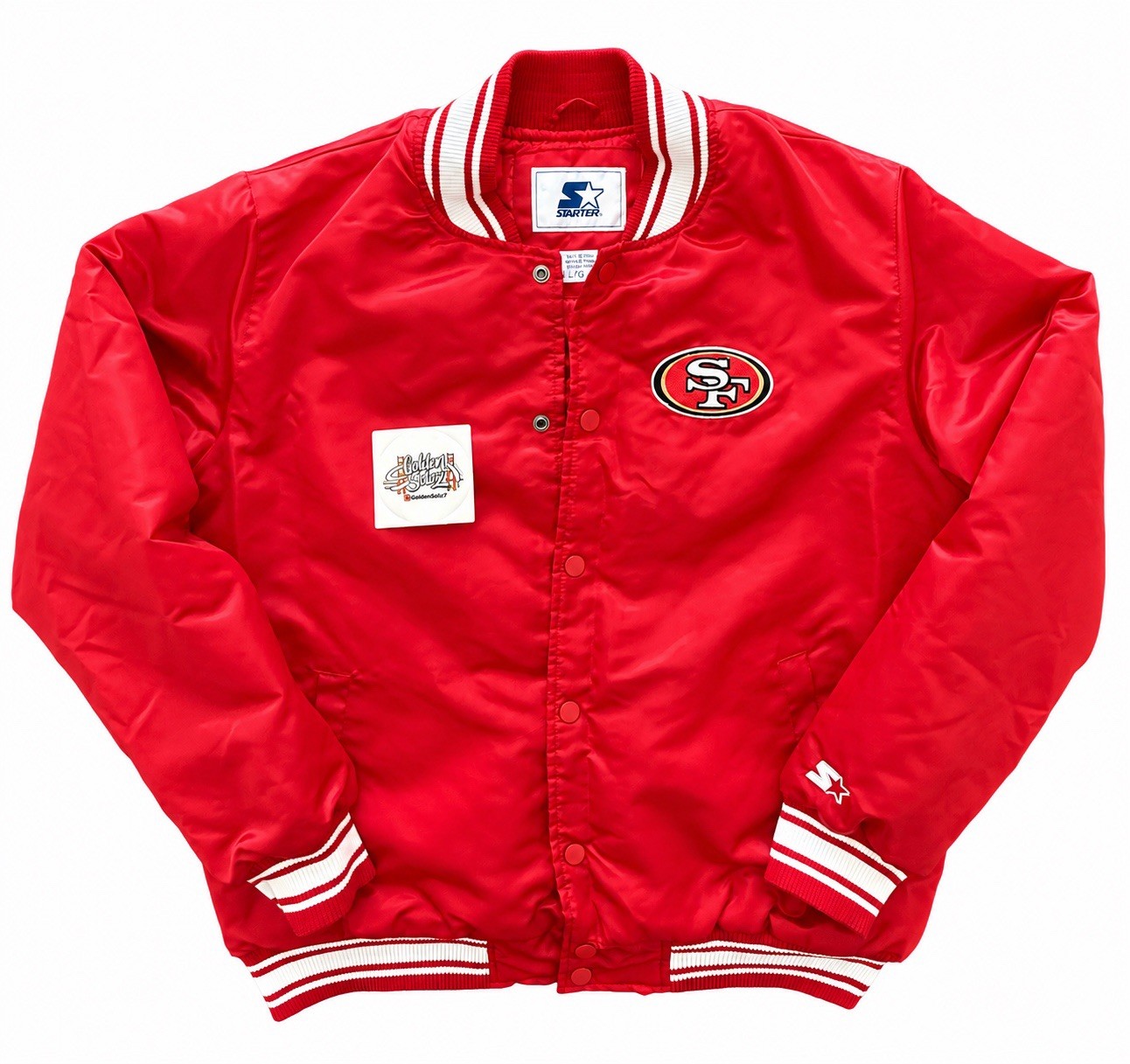 Vintage San Francisco 49ers Starter Jacket RED Satin XLarge SF Niners Vintage San Francisco 49ers Starter Jacket RED Satin XLarge SF Niners