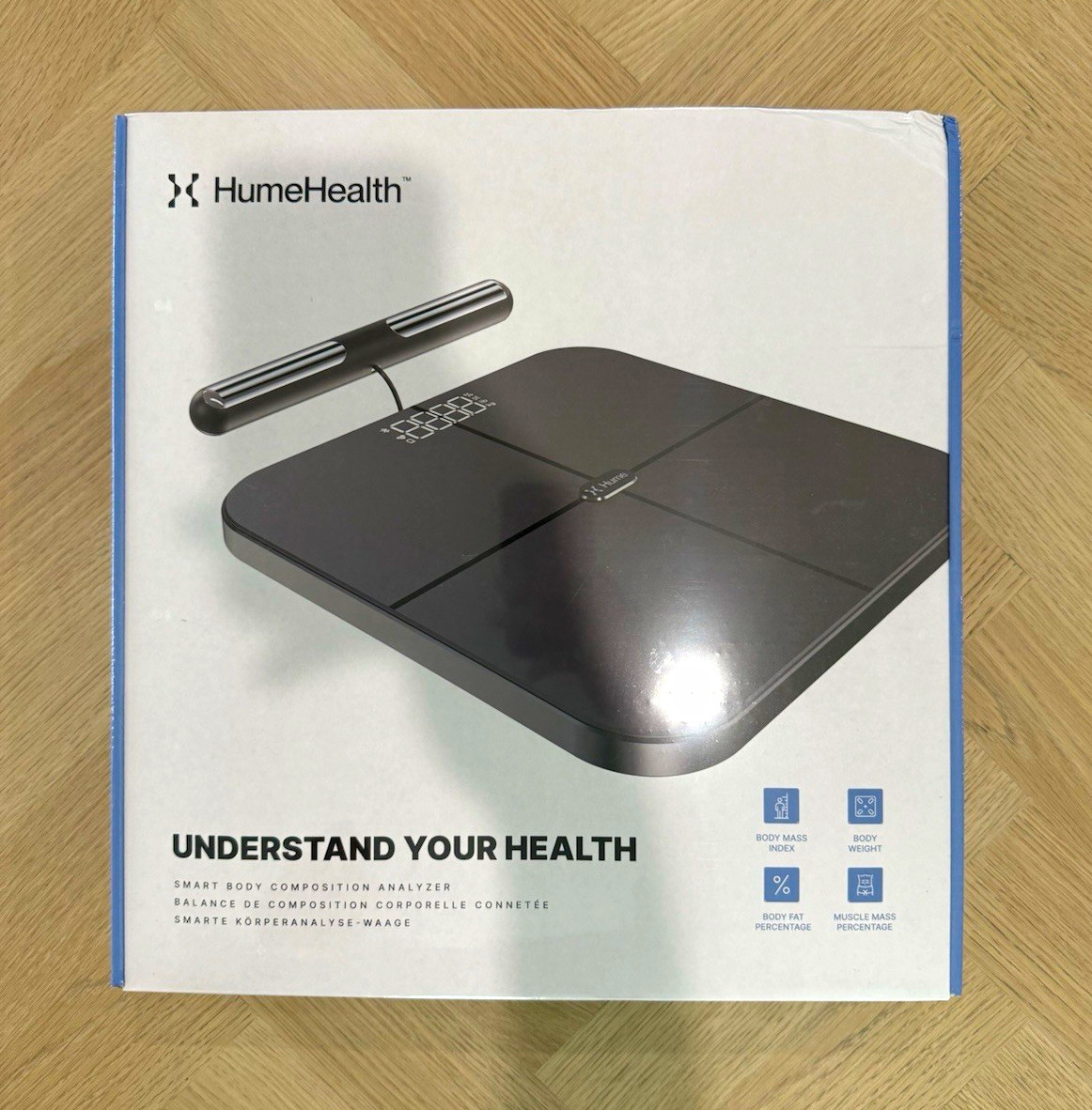HumeHealth Smart Body Composition Scale, App Compatible BMI/Fat/Muscle Black HumeHealth Smart Body Composition Scale, App Compatible BMI/Fat/Muscle Black