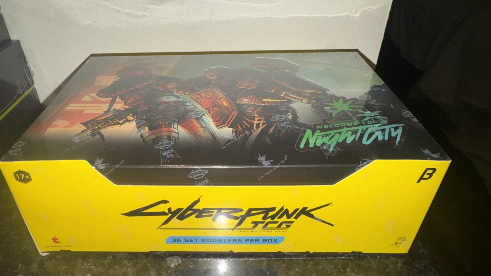 Cyberpunk TCG Beta Booster Box Display – Factory Sealed – Kickstarter Edition