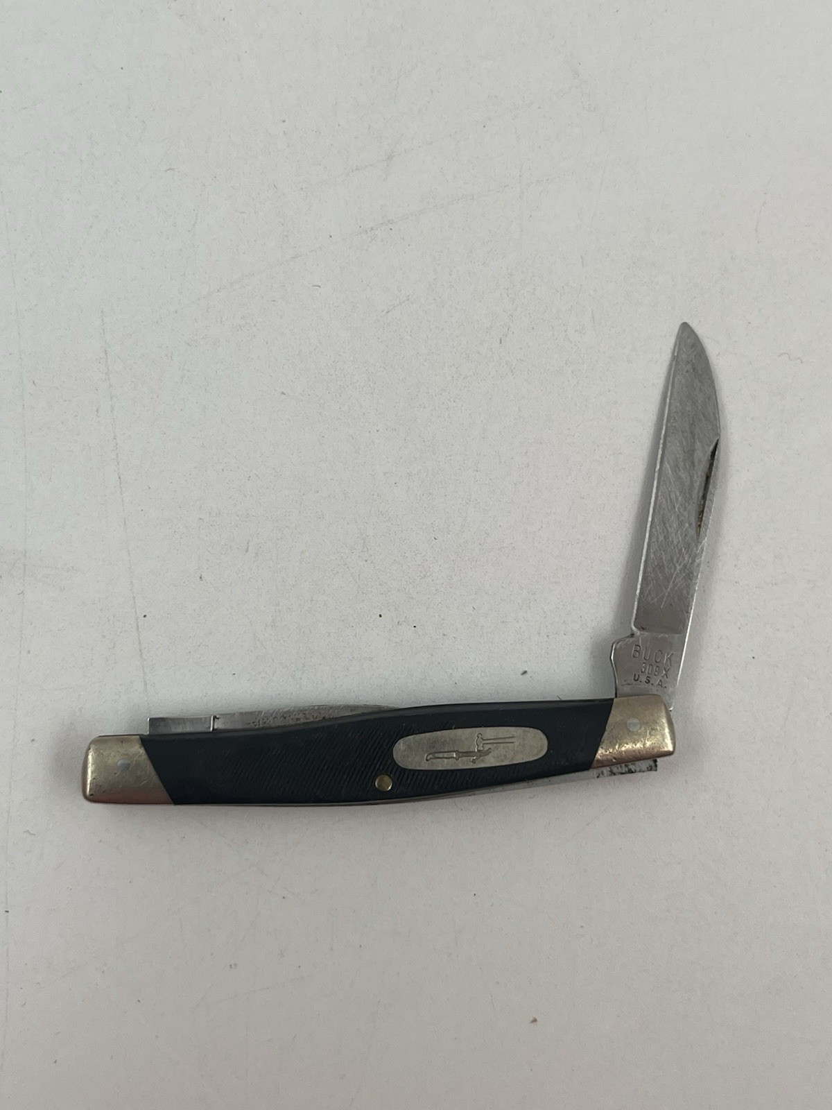 Buck 309 X Companion Folding 2 Blade Pocket Knife USA Vintage