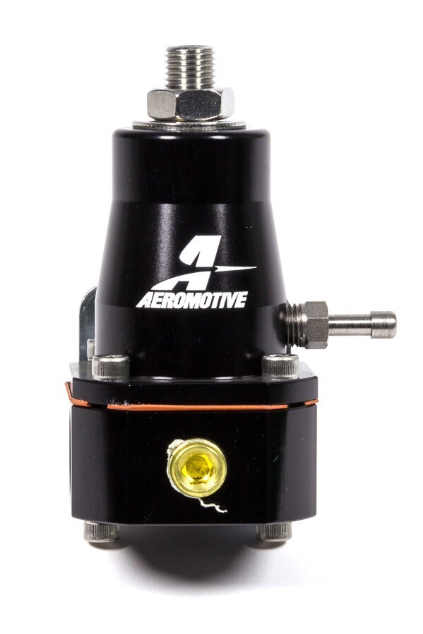 Aeromotive EFI Fuel Pressure Regulator 40-75 PSI 6AN Black 13136 E85
