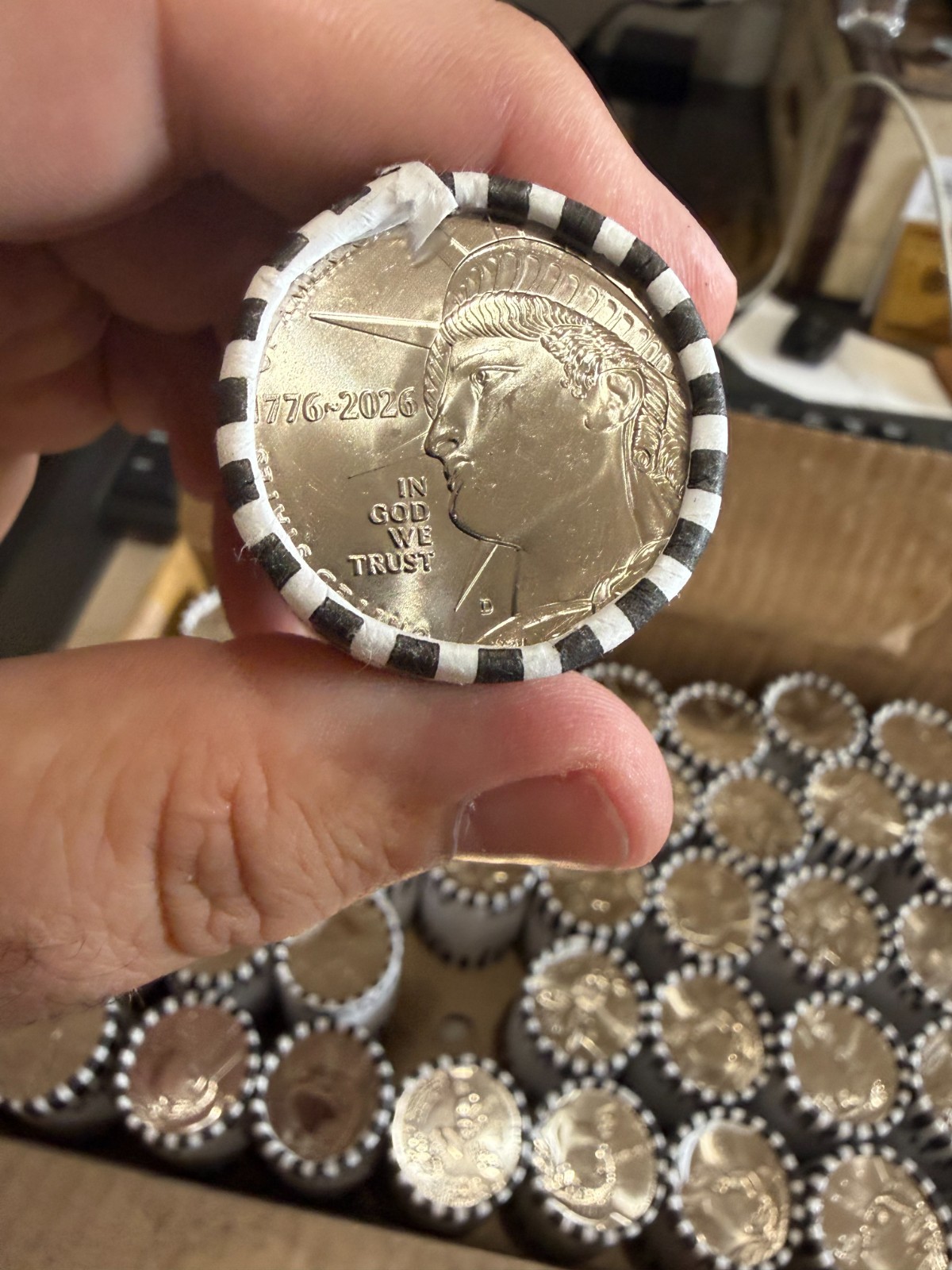 2026-D Enduring Liberty Half Dollar Roll $10 FV BU Uncirculated Denver 250th 2026-D Enduring Liberty Half Dollar Roll $10 FV BU Uncirculated Denver 250th